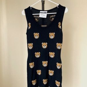 Moschino knitting sleeveless dress